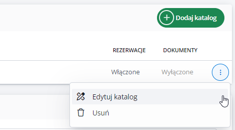 Editing a catalog in Baselinker