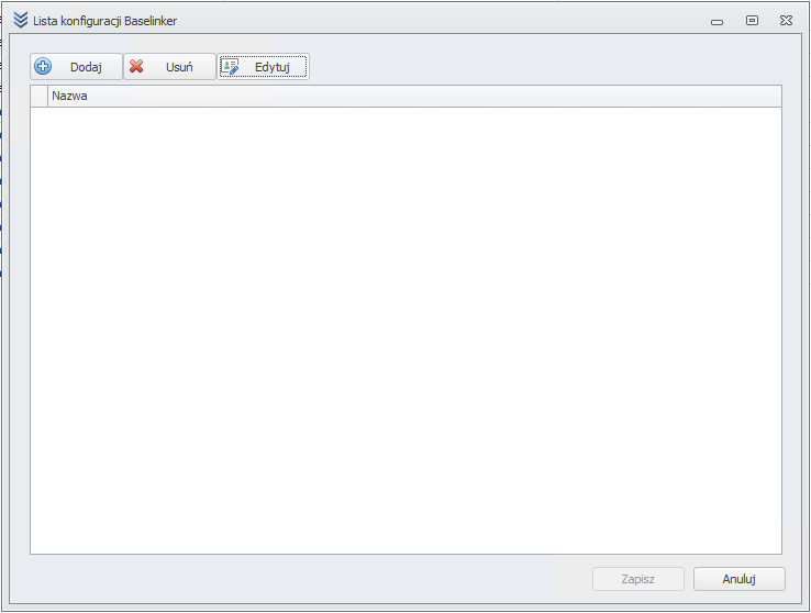 View of Baselinker integration configuration in WMS