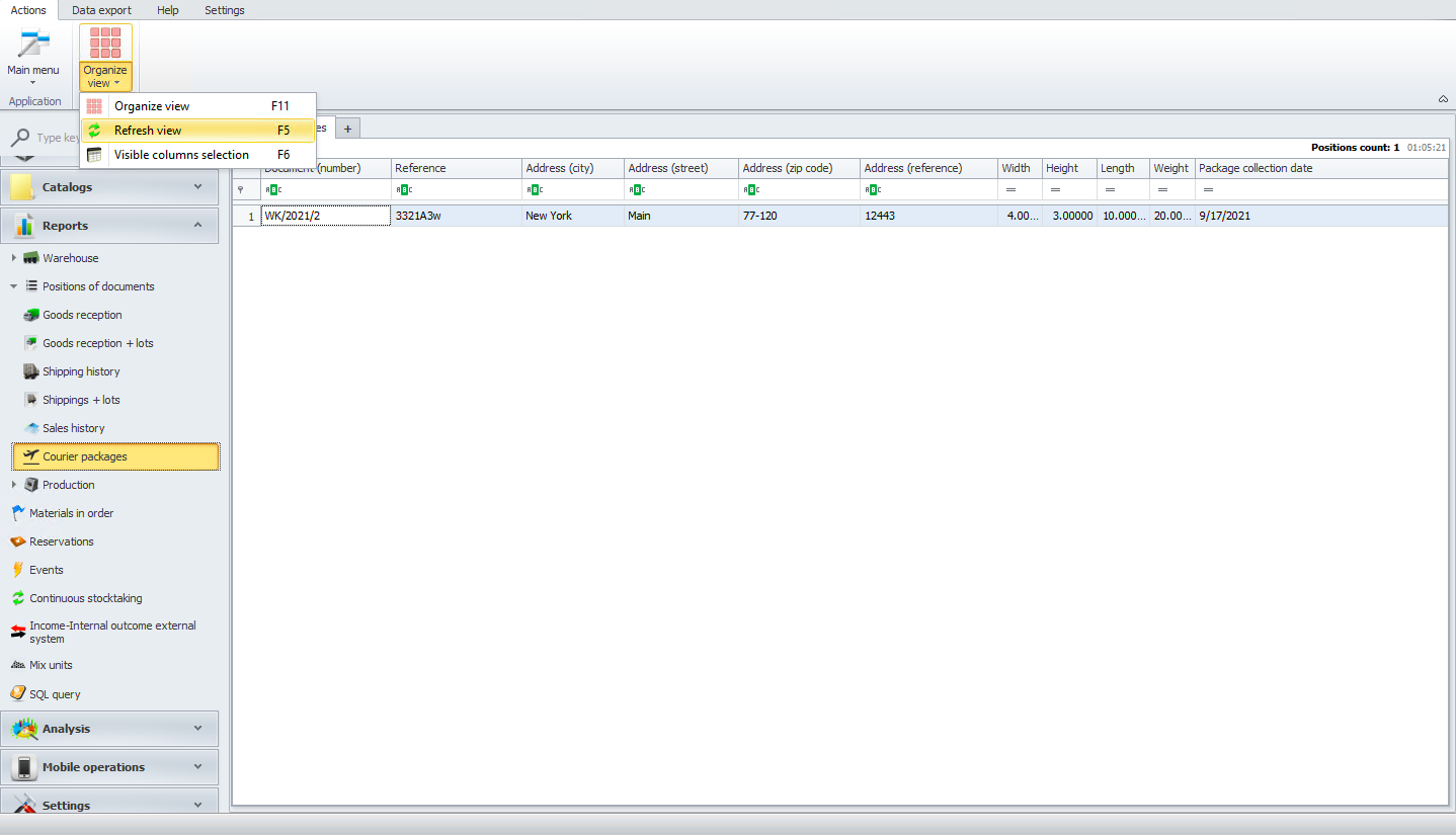 Refresh View