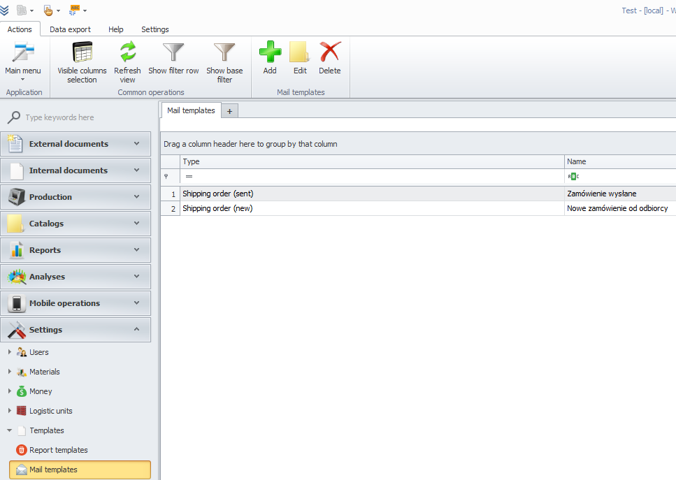 Notification Template Editing Notification Template Editing