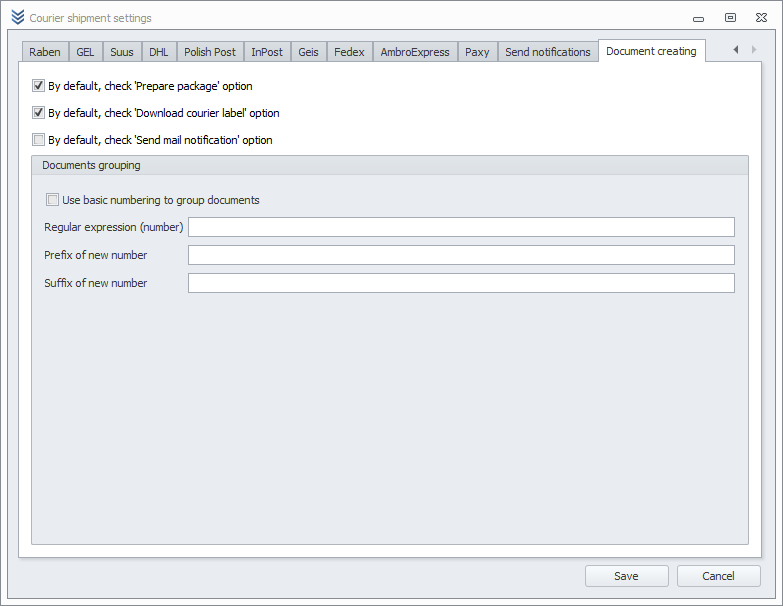 Creating a Shipment Document Creating a Shipment Document