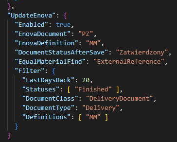 Document Update Options