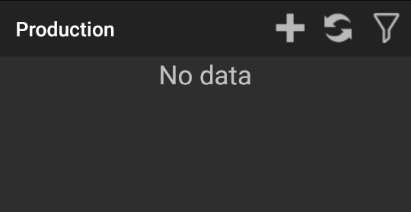 View showing no completed orders remaining