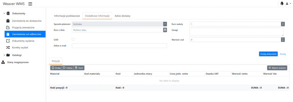 Select Delivery Address