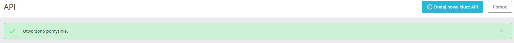 Confirming the API key in Prestashop
