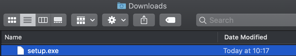 Weaver WMS installation file ready to open