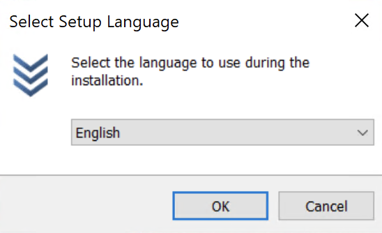 Language selection during Weaver WMS installation