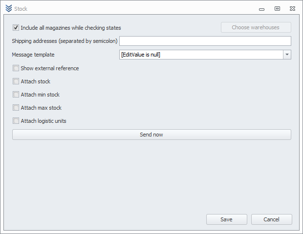 Example parameters