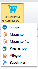 Ikona ustawień Allegro