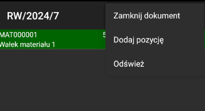 Zamknięcie dokumentu