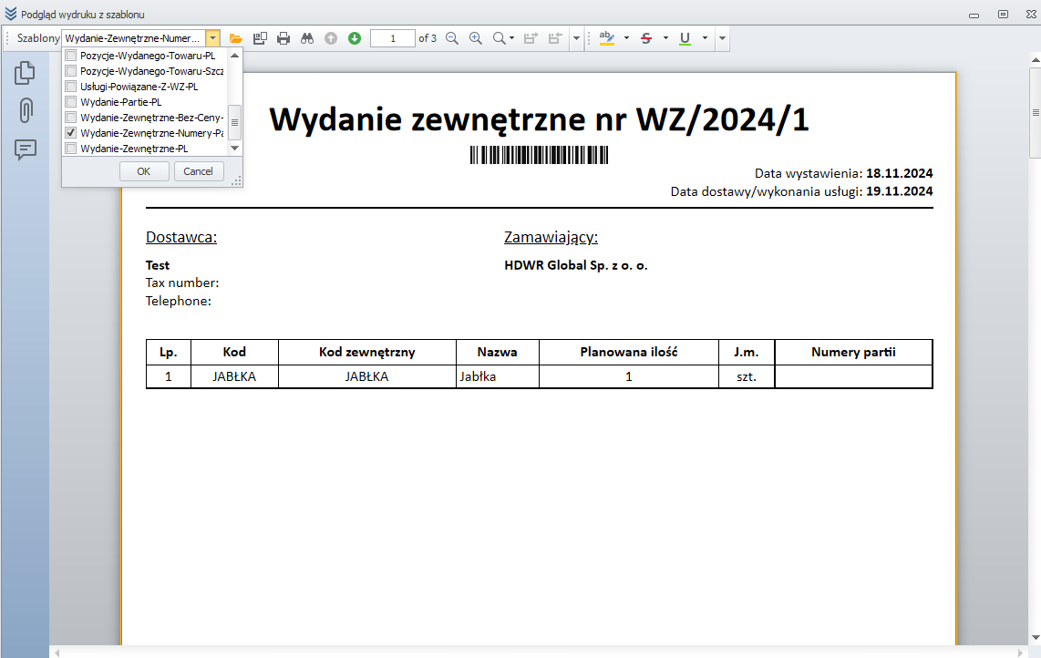 Podgląd dokumentów przed wydrukiem