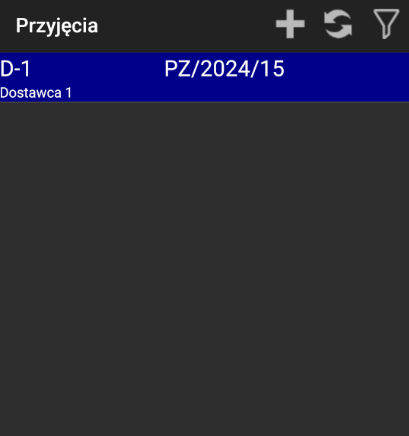 Dokument dostawy usunięty z widoku listy dostaw w WMS Weaver