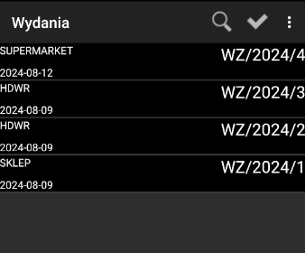 Wybór widocznego wydania