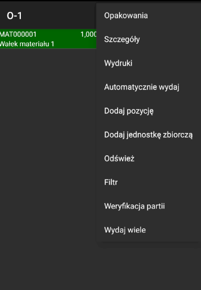 Opcje dodatkowe w wydaniu zewnętrznym